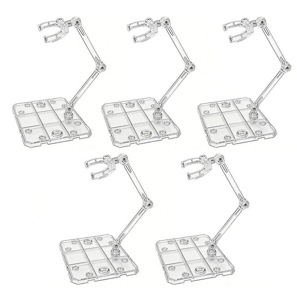 5Pcs Action Figure Display Stand Poseable Flight Stand for HG RG SHF Adjustable Base