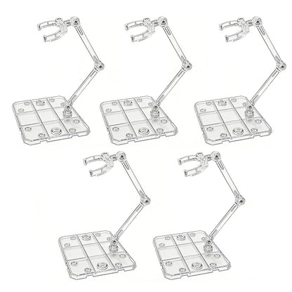 5Pcs Action Figure Display Stand Poseable Flight Stand for HG RG SHF Adjustable Base