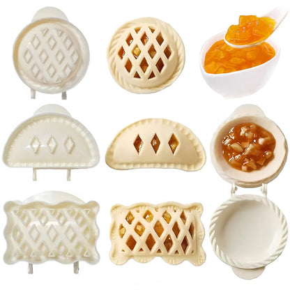 3PCS Mini Pie Molds Dough Press Set for Handmade Cookies & Pies