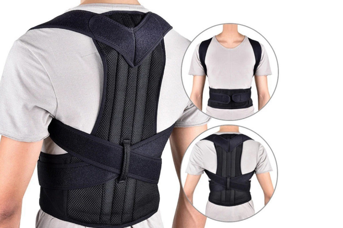 Posture Corrector for Women Men Adjustable Back Brace Shoulder Support Spine Breathable