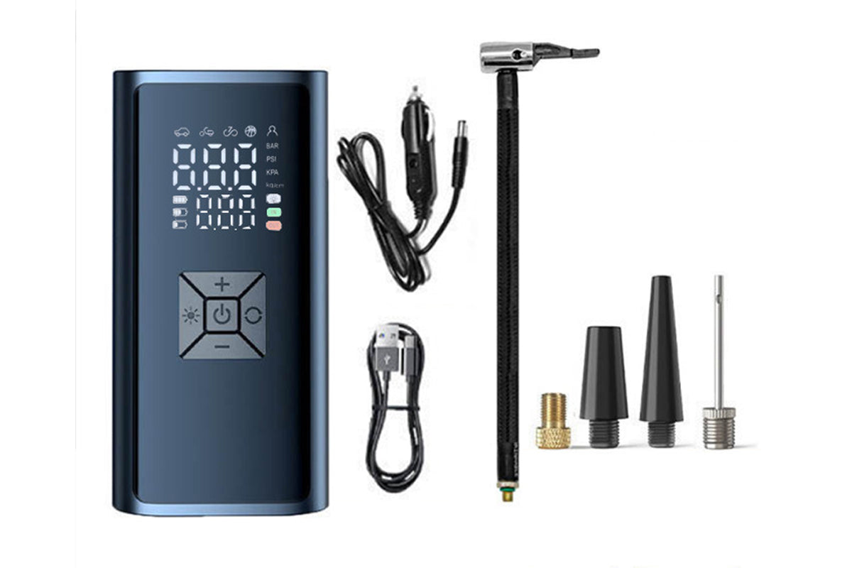 Dual Mode Car Tire Inflator Cordless Air Pump with Light Digital Pressure Gauge