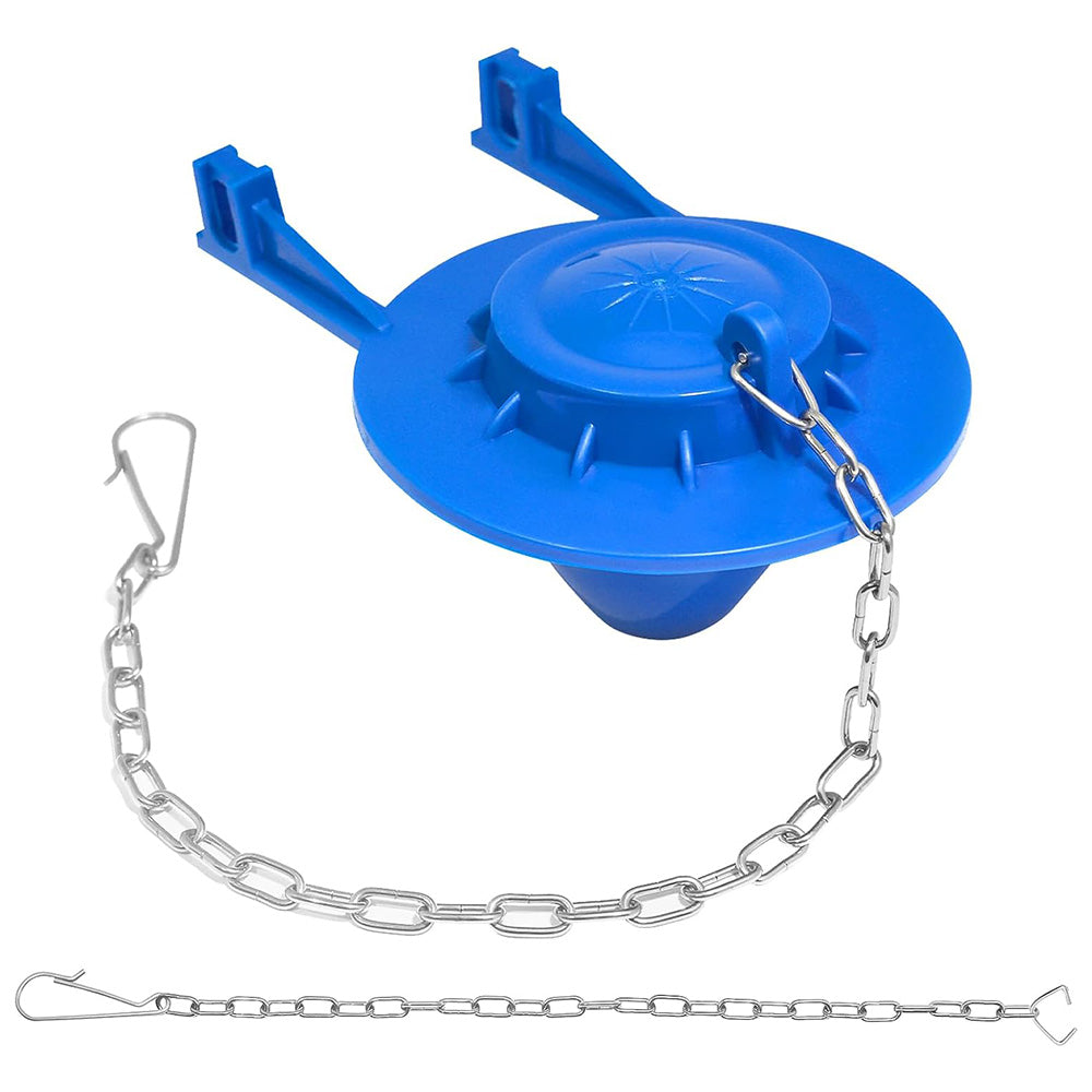 Universal Toilet Flapper Replacement Kit for Toilet Tank Flapper With Stainless Chains and Wrench
