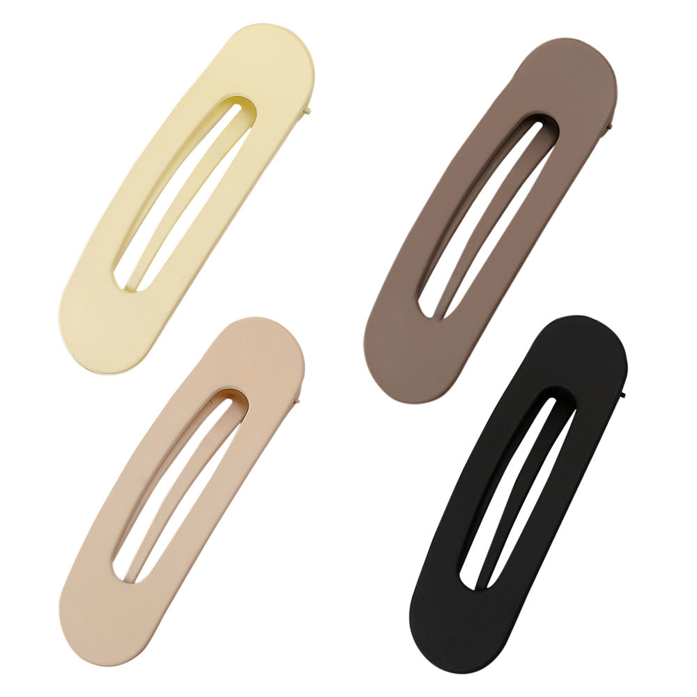 4PCS Large Flat Claw Hair Clips for Women Girls Non-Slip Strong Hold