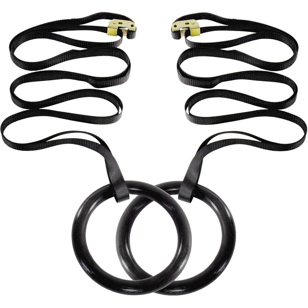 Fitness Gymnastics Rings with Straps for Total Body Conditioning at Home