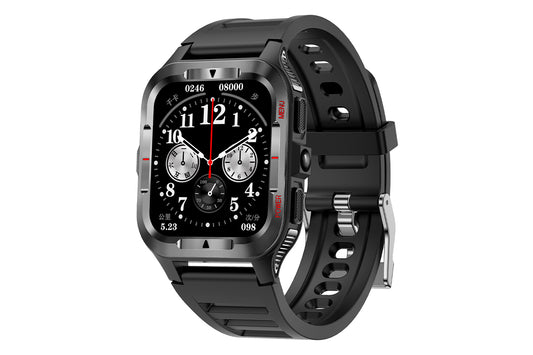 Smart Watches for Men Fitness Tracker with Call Function 100+ Sport Modes Flashlight-Black
