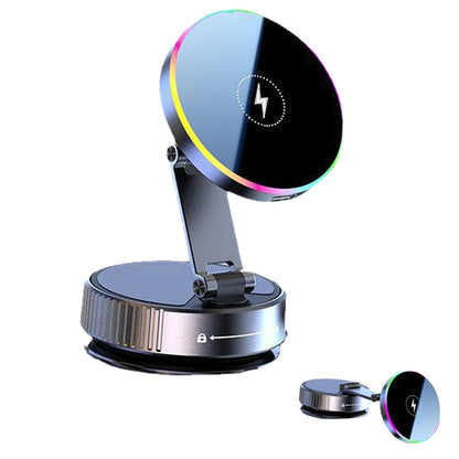 Aluminum Alloy Car Wireless Charger with RGB Light