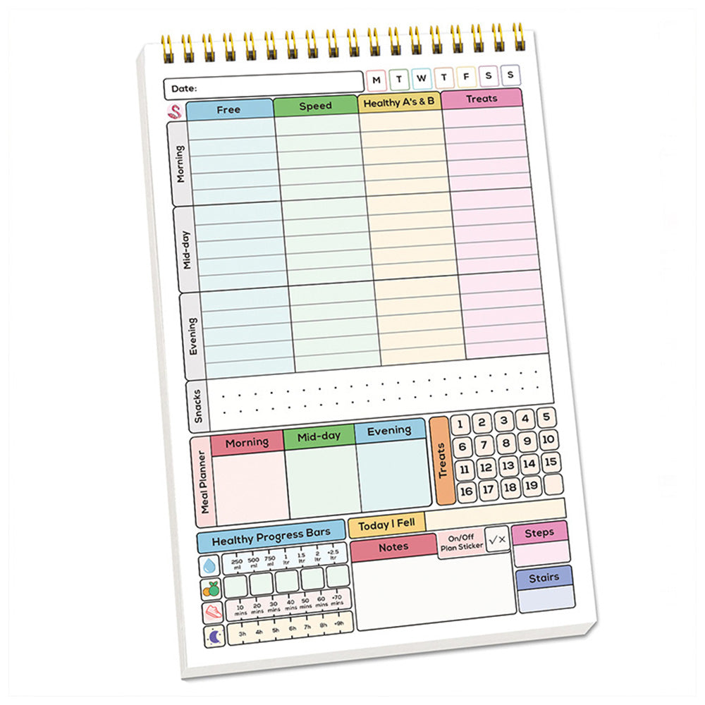 A5 Calorie Tracker Journal Food Diary Meal Log Book
