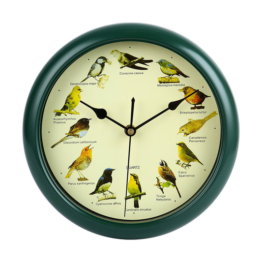 13 Inch Singing Bird Clock Wall Clock and Desk Sound Clock