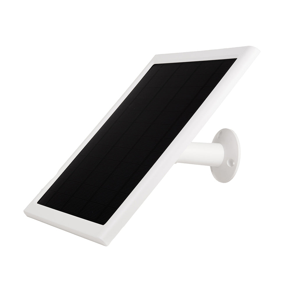 8W Solar Panel Charger Compatible with Ring Stick Up Cam Battery-White