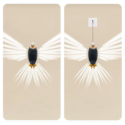 Bald Eagle Wall Light Magnetic Wall Mounted Eagle Lamp Removable Charging Eagle Light