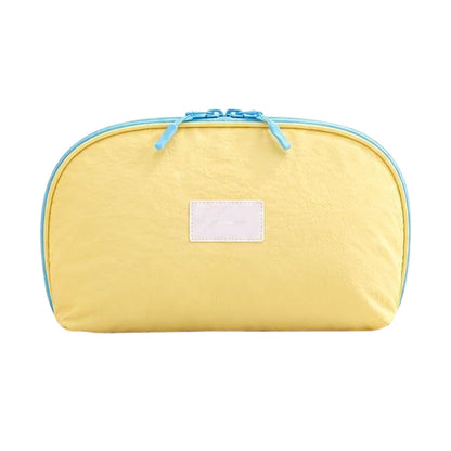 3-in-1 Clam-Shaped Underwear Bra Panty and Sock Travel Storage Bag - Yellow