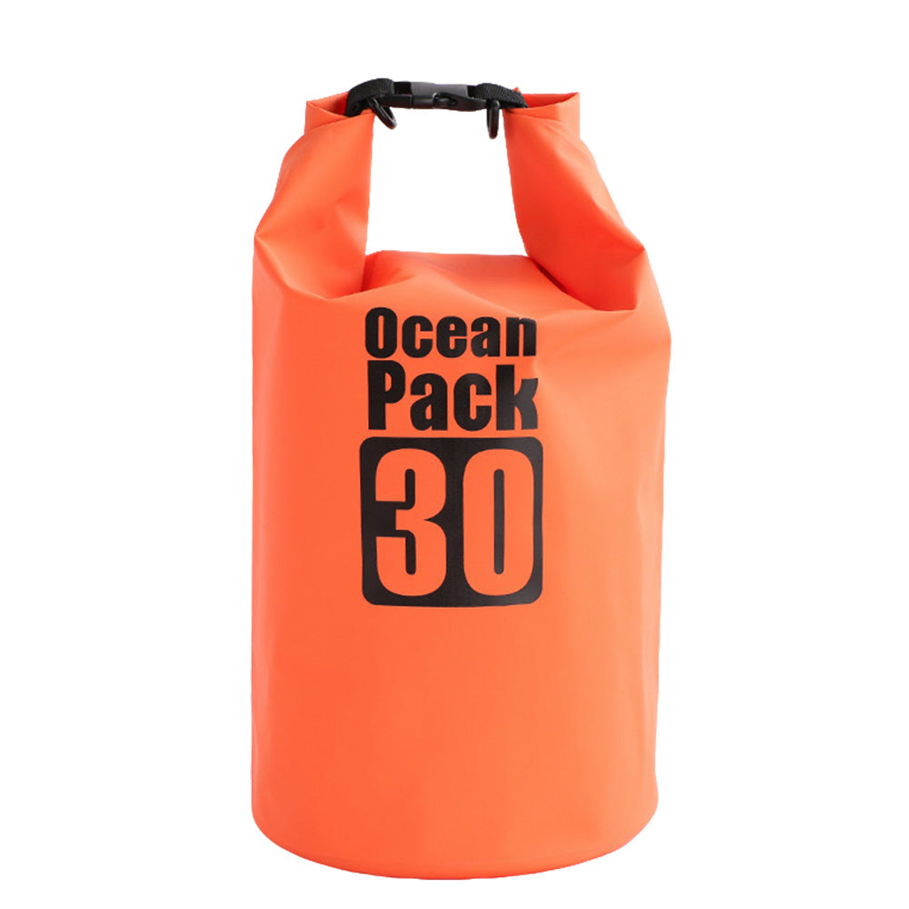 30L PVC Roll Top Water Resistant Dry Backpack with Shoulder Strap