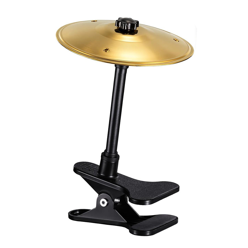 Clip On Desktop Cymbal Mini Musical Instruments Desk Symbol Drum For Music Lovers-Gold