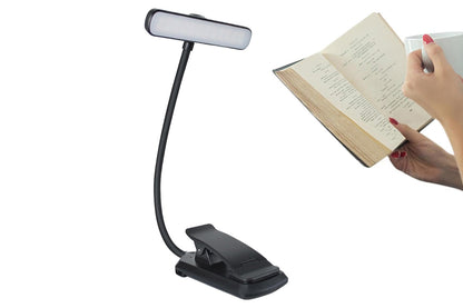 Rechargeable Book Light with Stepless Dimming