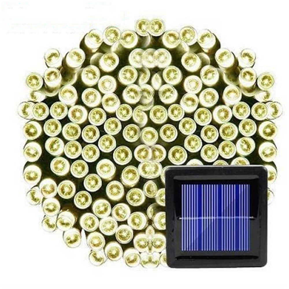 Outdoor Solar String Lights with 8 Modes for Garden Decoration - Wharm White
