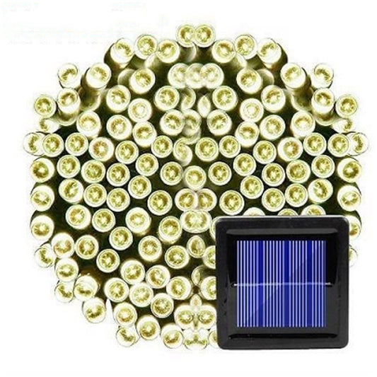 Outdoor Solar String Lights with 8 Modes for Garden Decoration - Wharm White