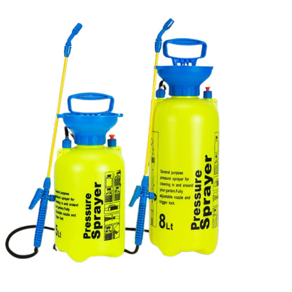Garden Pressure Sprayer Portable Hand Pump Chemical Weed Spray Bottle with Adjustable Nozzle