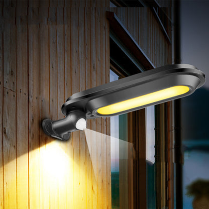 Solar Motion Sensor Light Outdoor Waterproof Wall LED Lamp -Warm White
