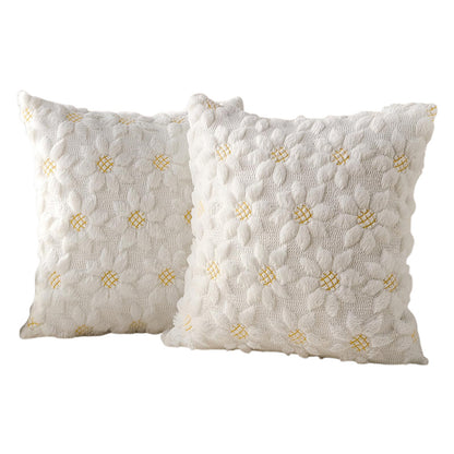 2Pcs Spring Summer Pillow Covers Floral  Farmhouse Home Decor for Sofa Couch Bed -Sunflowers