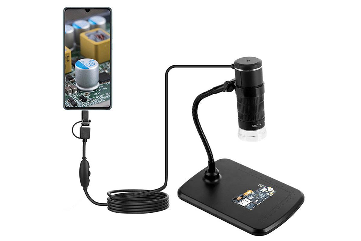 Digital Handheld Microscope 50 to 1000x Wireless Magnification Microscope Camera
