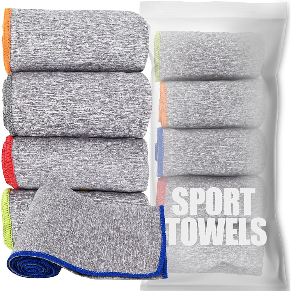 5 Pack Quick Dry Microfiber Gym Towels