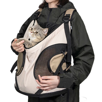Breathable Pet Front Carrier Hands-Free Cat Small Dog Backpack