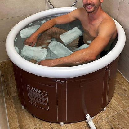 2Pcs Large Silicone Ice Block Mold Reusable Ice Grid Cube Mold for Ice Bath