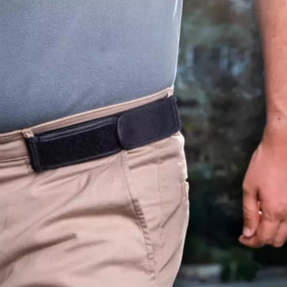2Pcs Unisex Elastic Belt Waist Belt Fits 1.5 Inch Belt Loops
