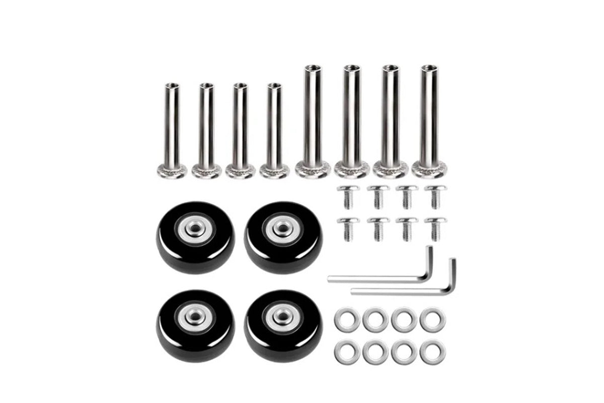 2 Pieces Luggage Suitcase Replacement Wheels Repair Kit