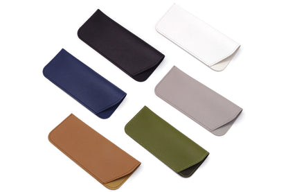 6Pcs Leather Soft Glasses Cases Sunglasses Reading Glasses Case