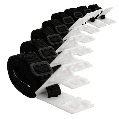 8Pcs Set Straps Pool Cover Reel Attachment Kit for In-Ground Swimming Pool