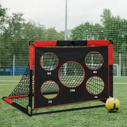 Portable Soccer Goal Set for Backyard Pop Up Soccer Net Training Equipment
