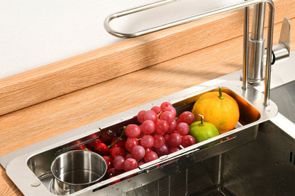 Stainless Steel Storage Rack Holder Expandable Sink Caddy Organizer