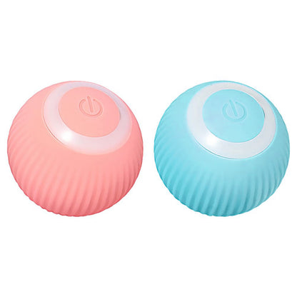 2PCS Interactive Smart Cat Toy Automatic Rolling Cat Ball Self-Moving Kitten Toys