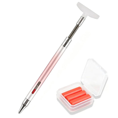 Dual Tip Rhinestone Painting Pen with Corrector and Viewing Window