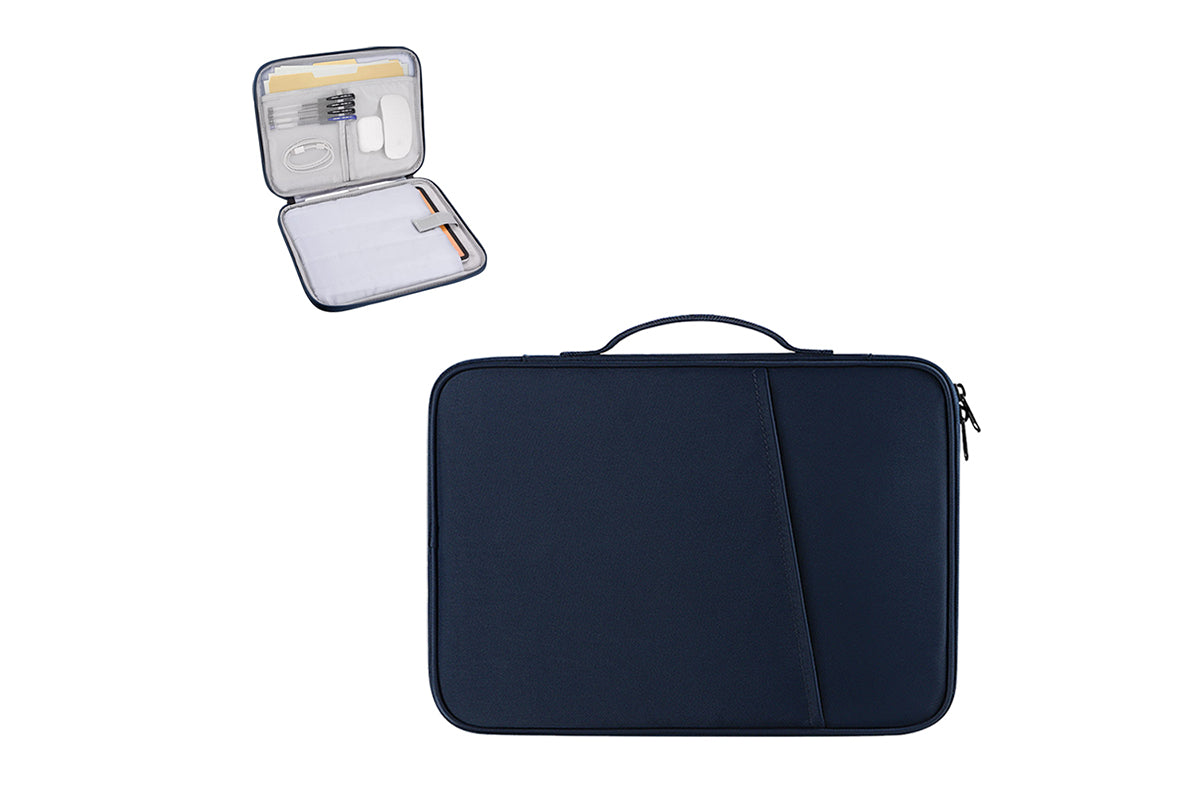 Tablet Sleeve 10.8-13 inch Laptop Sleeve Protective Carrying Case Bag Travel Pouch-Blue