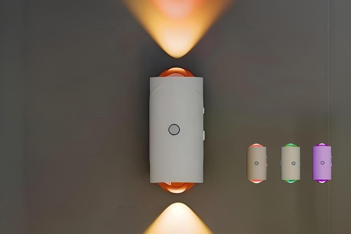 Motion Sensor Night Light  Wall Light USB Charging Wireless Sunset Lamp