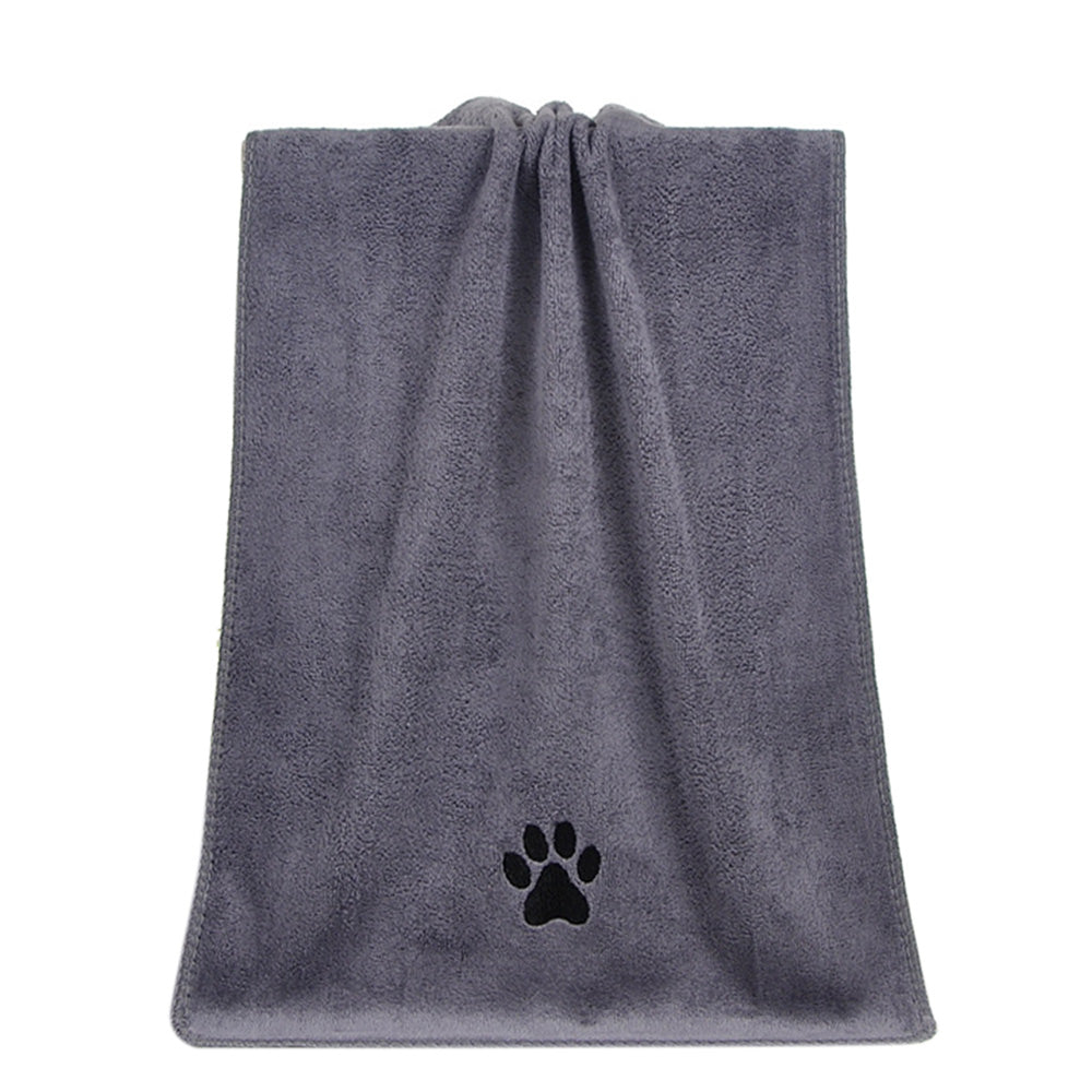 Microfiber Dog Drying Towel Absorbent-Grey