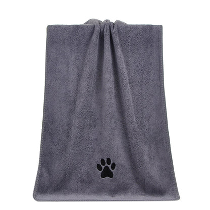 Microfiber Dog Drying Towel Absorbent-Grey