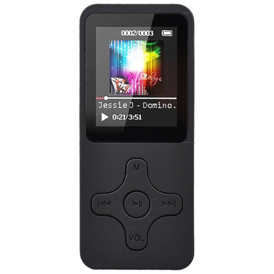Mini Bluetooth MP3 Player Portable Music Player FM Radio E Book Voice Recorder with 64GB Memory Card