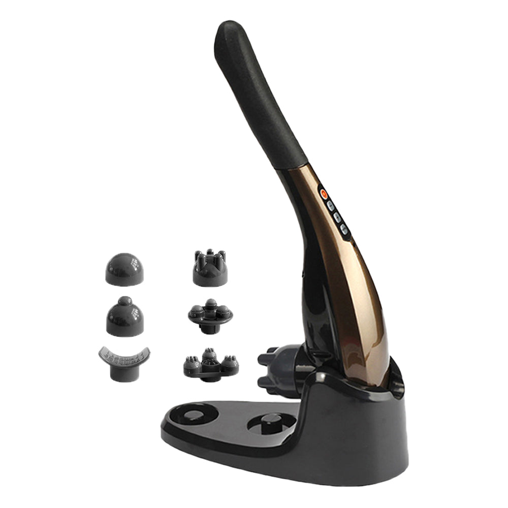 Cordless Electric Handheld Deep Tissue Massager Rechargeable Full Body Massager