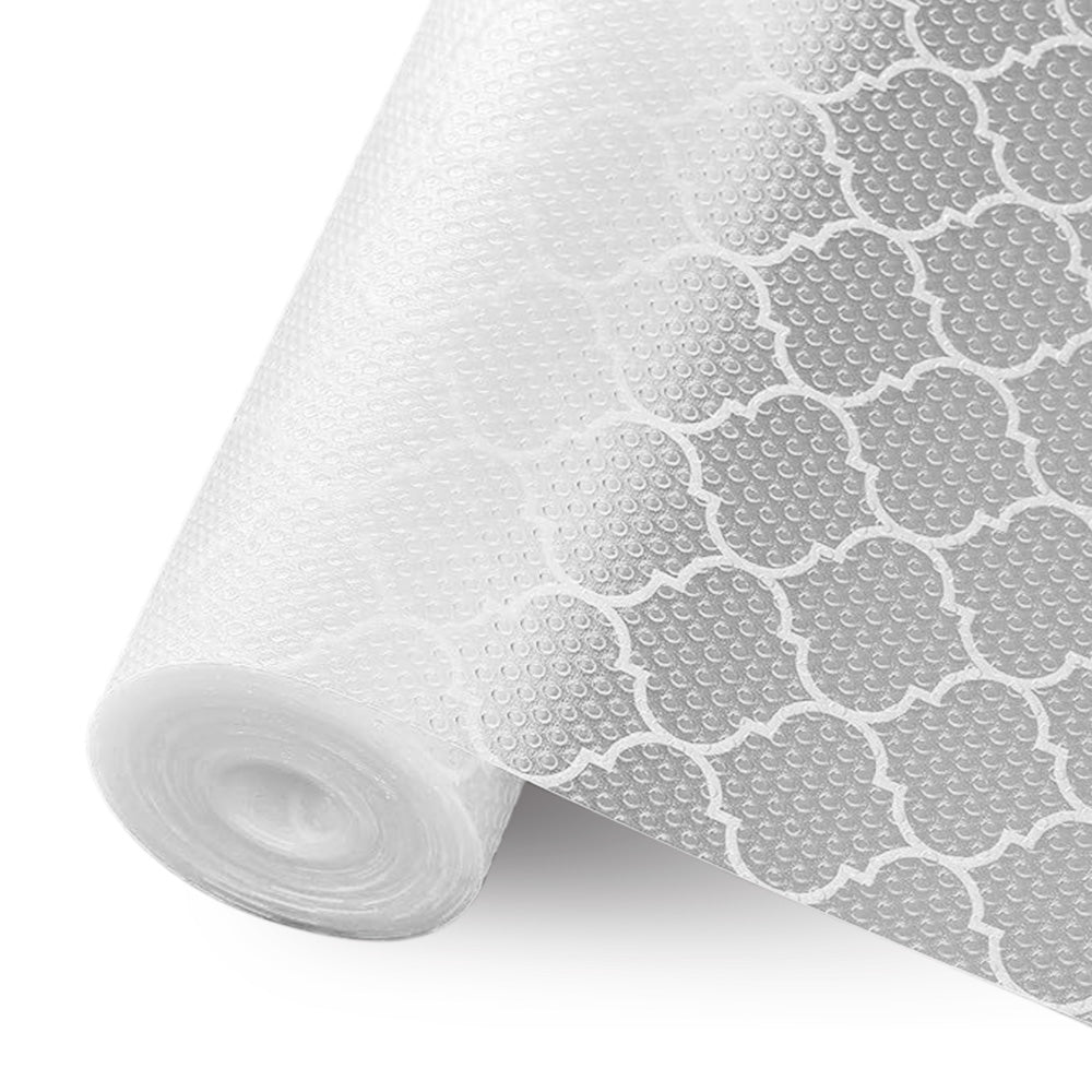 Thick Waterproof Shelf Liner for Kitchen Cabinets Refrigerator & Vanity Drawers Style 1