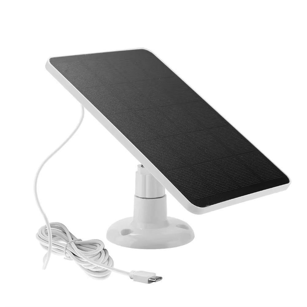 10W Solar Panel with Adjustable Stand for Outdoor Camera Security Lights