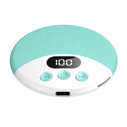 Under Pillow Bluetooth Sleep Speaker Wireless Bone Conduction Pillow Speaker-Green