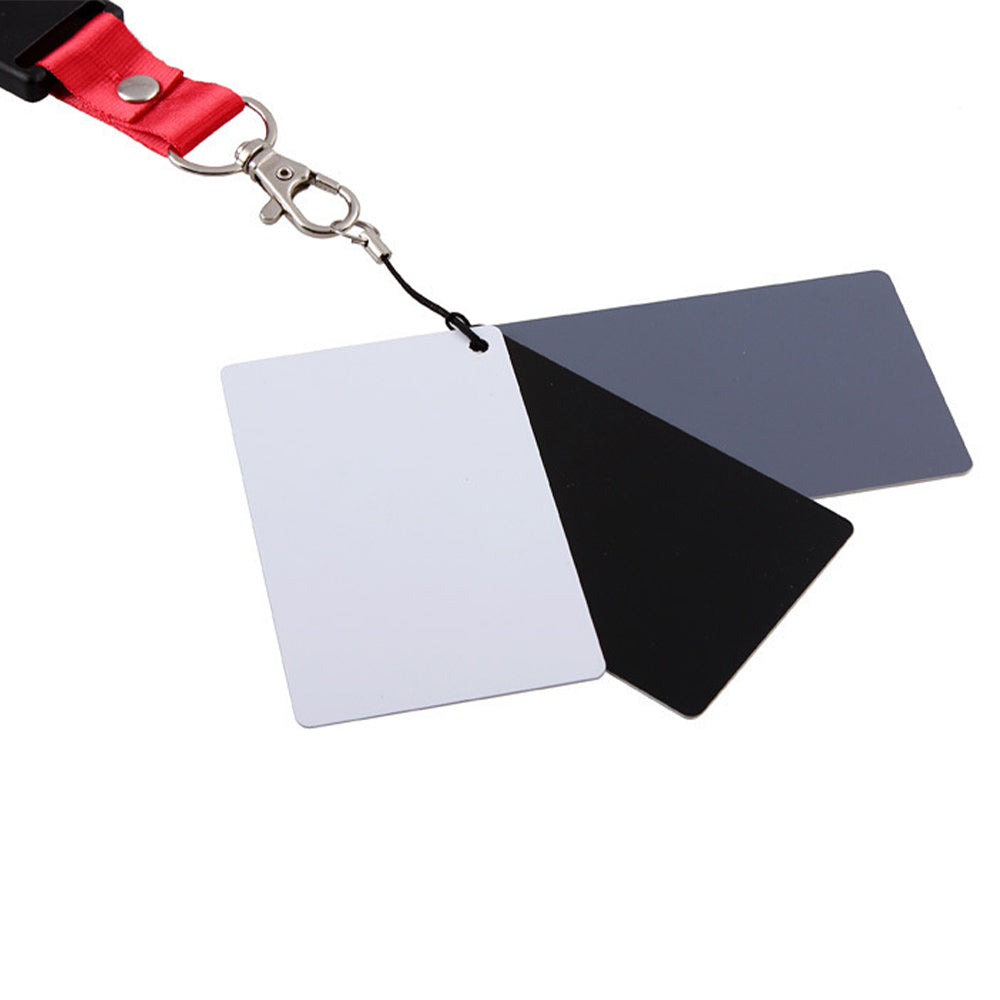 2 Set White Balance Cards 18 Percent Exposure Kit