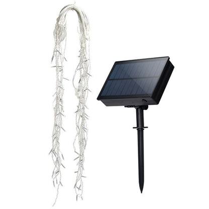 5x0.8m 256LED Solar Fairy Waterfall Light with Remote Control