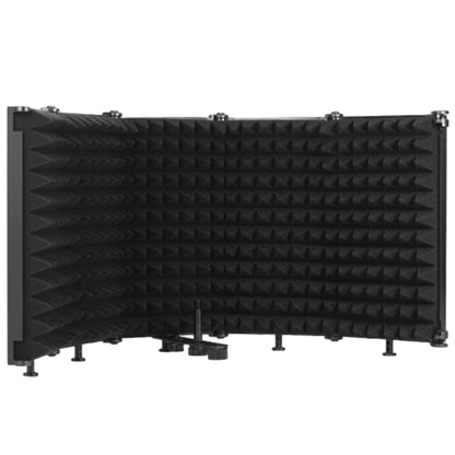 5-Panel Microphone Isolation Shield Studio Mic Sound Absorbing Foam