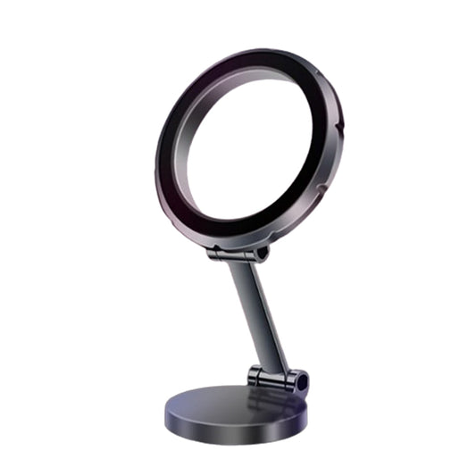 Magnetic Car Phone Holder Rotating Magnet Mount Mobile Cell Phone Stand Dash Fit Gray