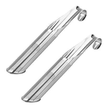 2-Pack Stainless Steel Long Handle Tea Infuser with Hook