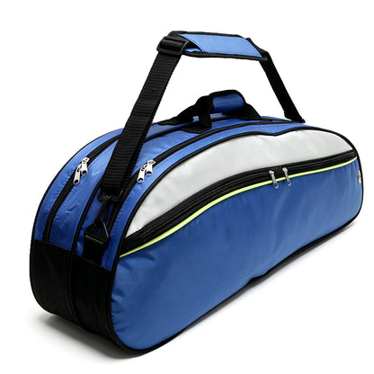 Badminton Bag for 4 to 6 Rackets with Shoe Compartment  - Blue